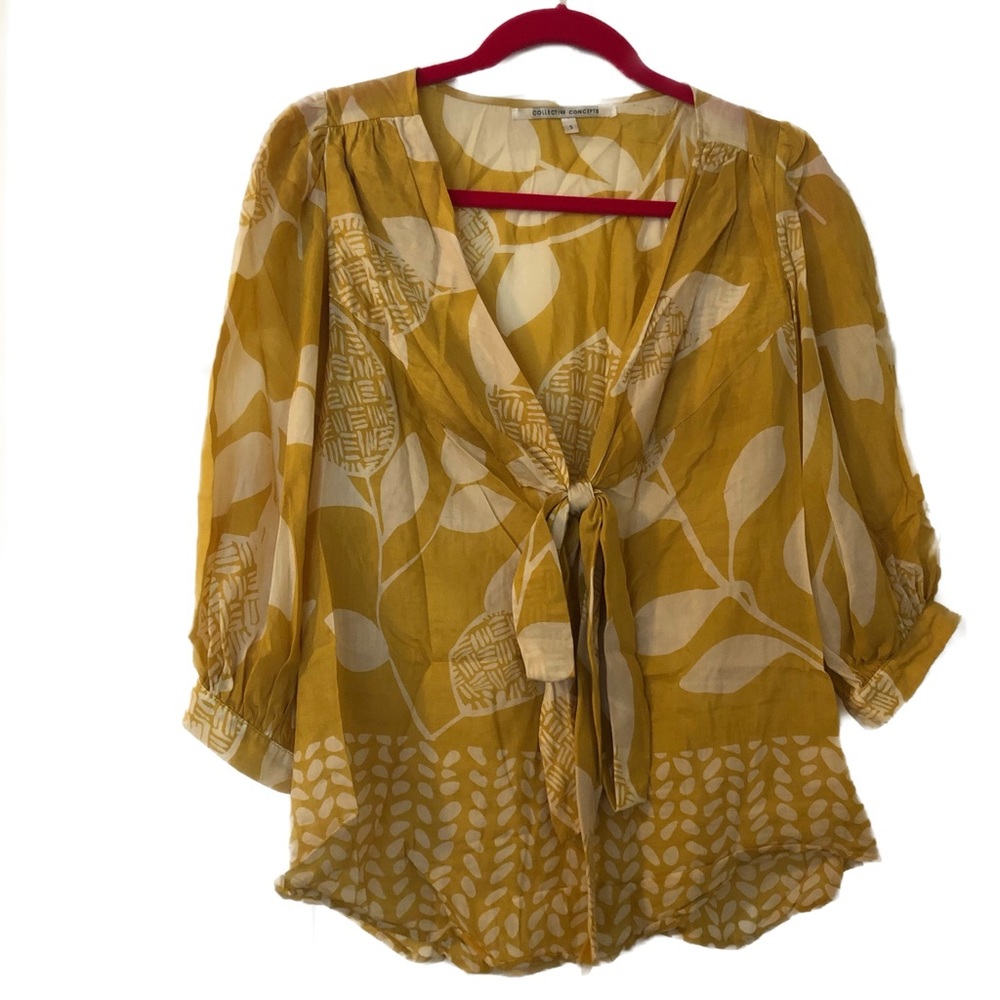 Collective Concepts Tie Front Tunic